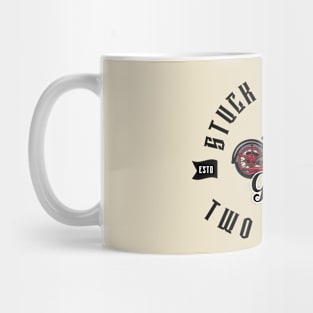 MOVING THROUGH TRAFFIC ON TWO WHEELS Mug